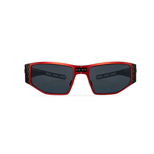 Klausen - Die Helmbrille mit Kanten rot