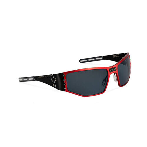 Klausen - Die Helmbrille mit Kanten rot